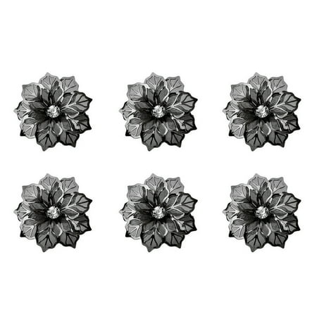Qianha Mall Wedding Napkin Ring 6pcs/set Hollow Flower Napkin Ring Stainless Steel Dinner Napkin Holder Wedding Party Supplies
Qianha Mall Wedding Napkin Ring 6pcs/set Hollow Flower Napkin Ring Stainless Steel Dinner Napkin Holder Wedding Party Supplies