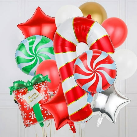 HEQU 10/13PCS Christmas Aluminum Film Balloon Set Santa Crutch Gift Christmas Tree Party Supplies
HEQU 10/13PCS Christmas Aluminum Film Balloon Set Santa Crutch Gift Christmas Tree Party Supplies