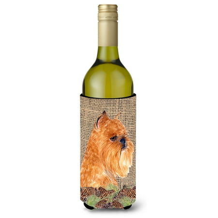 Caroline s Treasures SS4084LITERK Brussels Griffon on Faux Burlap with Pine Cones Wine Bottle Hugger Wine Bottle
Caroline s Treasures SS4084LITERK Brussels Griffon on Faux Burlap with Pine Cones Wine Bottle Hugger Wine Bottle