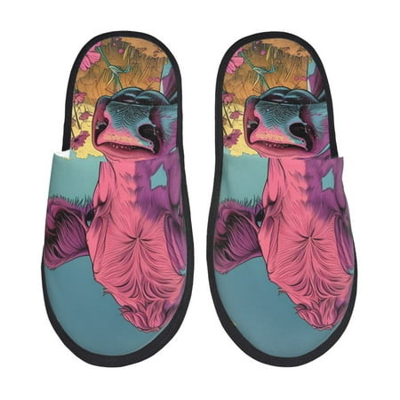 Qokaie Pink Cow In Sunflower Field Print Fuzzy Slippers for Women – Soft Plush Indoor Slippers with EVA Sole Cozy and Comfortable for Home and Travel-Medium
Qokaie Pink Cow In Sunflower Field Print Fuzzy Slippers for Women – Soft Plush Indoor Slippers with EVA Sole Cozy and Comfortable for Home and Travel-Medium