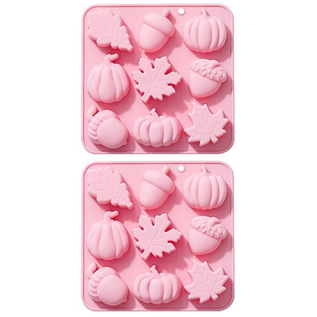 Honrane Thanksgiving Baking Mold 2pcs Halloween Fondant Mold 3d Pumpkin Pine Cone Maple Leaf Silicone Mould for Chocolate Biscuit Cake Decoration
Honrane Thanksgiving Baking Mold 2pcs Halloween Fondant Mold 3d Pumpkin Pine Cone Maple Leaf Silicone Mould for Chocolate Biscuit Cake Decoration