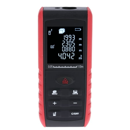 100m Portable Handheld Digital Distance Meter Finder Area Measurement with Angle Indication
100m Portable Handheld Digital Distance Meter Finder Area Measurement with Angle Indication