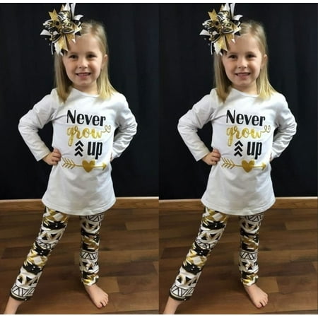 Fashion Kids Baby Girls Long Sleeve T-shirt Tops Pants Leggings Outfits Clothes Set 0-5T
Fashion Kids Baby Girls Long Sleeve T-shirt Tops Pants Leggings Outfits Clothes Set 0-5T