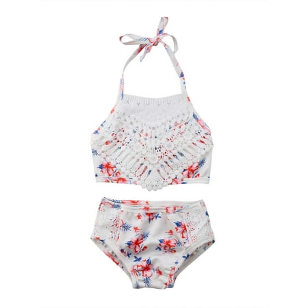 Gwiyeopda Toddler Kids Baby Girl Lace Floral Bikini Set Swimwear Swimsuit Swimming Bathing Suit 1-5 Years
Gwiyeopda Toddler Kids Baby Girl Lace Floral Bikini Set Swimwear Swimsuit Swimming Bathing Suit 1-5 Years
