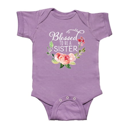 Inktastic Blessed to Be a Sister with Pink Flowers Gift Baby Boy or Baby Girl Bodysuit
Inktastic Blessed to Be a Sister with Pink Flowers Gift Baby Boy or Baby Girl Bodysuit