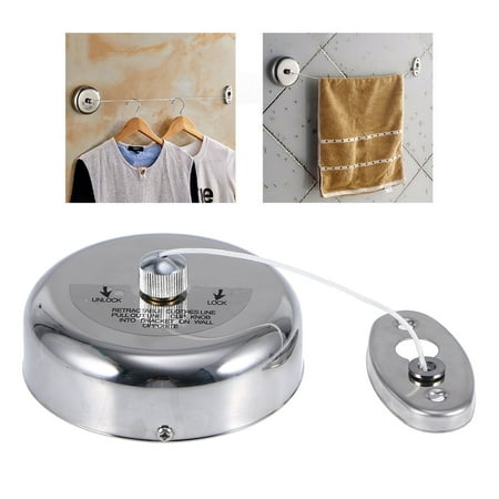 Frcolor 304 Stainless Steel Retractable Single Clothes Line Dryer Laundry Indoor Outdoor
Frcolor 304 Stainless Steel Retractable Single Clothes Line Dryer Laundry Indoor Outdoor
