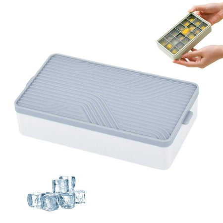 Ice Cube Tray | Silicone Ice Cube Molds | Stackable Ice Trays With Lid Flexible 18-Ice Trays For Cocktail Whiskey Chocolate Easy Release 1Pc
Ice Cube Tray | Silicone Ice Cube Molds | Stackable Ice Trays With Lid Flexible 18-Ice Trays For Cocktail Whiskey Chocolate Easy Release 1Pc