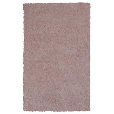HomeRoots 353429 27 x 45 in. Polyester Rose Pink Area Rug