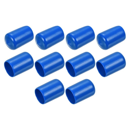 10pcs Rubber End Caps 18mm ID Vinyl Round End Cap Cover Screw Thread Protectors Blue
10pcs Rubber End Caps 18mm ID Vinyl Round End Cap Cover Screw Thread Protectors Blue