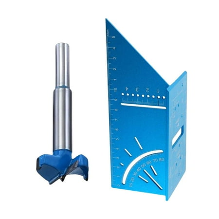 Woodworking Angle Ruler Aluminum Alloy Multifunctional Practical Measuring Tool Suitable For Three-dimensional Objects