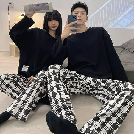 DanceeMangoo 2PCS Long Sleeve Cotton Couple Pajamas Set Women Sleepwear Family Pijama Stripe Homewear Trousers Women Casual Men Pyjamas
DanceeMangoo 2PCS Long Sleeve Cotton Couple Pajamas Set Women Sleepwear Family Pijama Stripe Homewear Trousers Women Casual Men Pyjamas