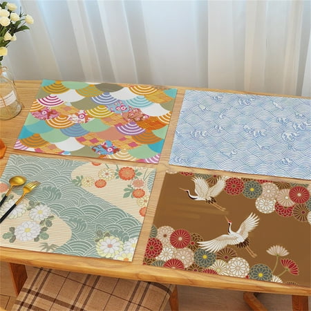 KAOU Creative Printed Placemat Heat Resistance Linen Convenient Stylish Table Cushion for Kitchen
KAOU Creative Printed Placemat Heat Resistance Linen Convenient Stylish Table Cushion for Kitchen