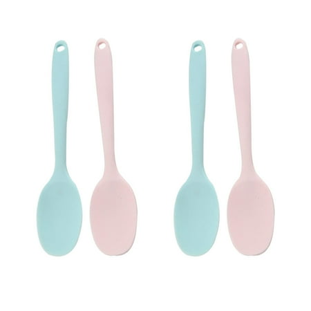 4pcs Silicon Spoon Lovely Food Serving Scoop Kitchen Utensil Creative Flatware Tableware for Home Restaurant (Blue + Pink)
4pcs Silicon Spoon Lovely Food Serving Scoop Kitchen Utensil Creative Flatware Tableware for Home Restaurant (Blue + Pink)