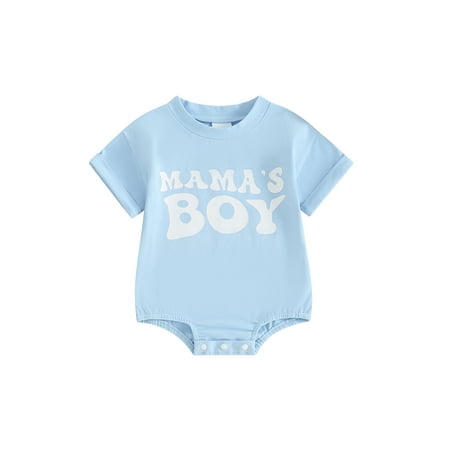 Qtinghua Newborn Infant Baby Boy Summer Jumpsuit Letter Print Round Neck Short Sleeve Romper Clothes
Qtinghua Newborn Infant Baby Boy Summer Jumpsuit Letter Print Round Neck Short Sleeve Romper Clothes