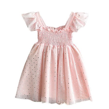 Chaoren Toddler Dress Thin Texture High Waist Skin-touch Washable Elastic Waistband Soft Children Dress for Gift
Chaoren Toddler Dress Thin Texture High Waist Skin-touch Washable Elastic Waistband Soft Children Dress for Gift