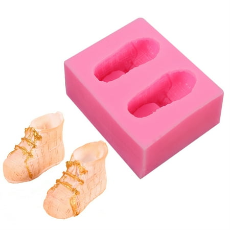 Silicone Cake Mold Fondant Soap Molds Baby Shoes Shape Silicone Material Fondant Sugarcraft Cookies Moulds DIY Bakewares
Silicone Cake Mold Fondant Soap Molds Baby Shoes Shape Silicone Material Fondant Sugarcraft Cookies Moulds DIY Bakewares