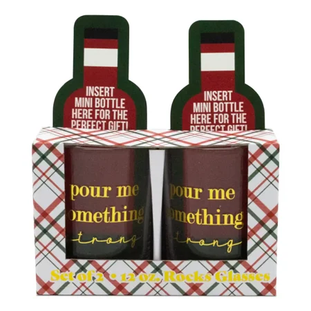 Tmd Holdings Pour Me Something Rocks Glass 2-Pc