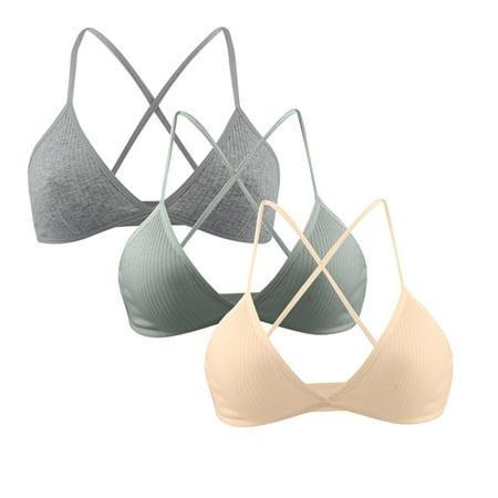 Follure Women Full Coverage T-Shirt Bra Deep V Braslette Style Cup Wireless Lingerie Push Up Bras 3PC Underwear
Follure Women Full Coverage T-Shirt Bra Deep V Braslette Style Cup Wireless Lingerie Push Up Bras 3PC Underwear