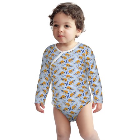 Fotbe Cute Sloth Pattern Unisex-baby Long-sleeve Bodysuit Long Sleeve Bodysuits One-piece 100% Organic Cotton for Infant Baby Boys Unisex-18 Months
Fotbe Cute Sloth Pattern Unisex-baby Long-sleeve Bodysuit Long Sleeve Bodysuits One-piece 100% Organic Cotton for Infant Baby Boys Unisex-18 Months
