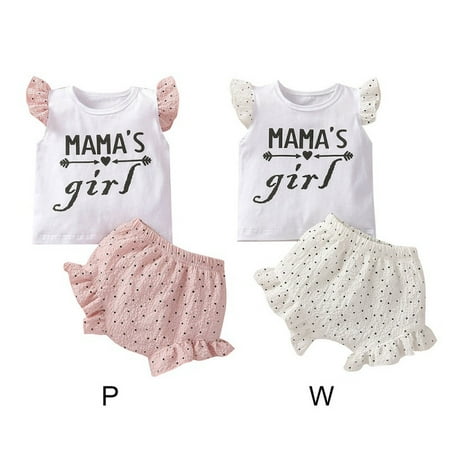 Forzero Summer Children Baby Girls Casual Letter Print Short Sleeve T-shirt Tops+Ruffle Shorts Outfits Set
Forzero Summer Children Baby Girls Casual Letter Print Short Sleeve T-shirt Tops+Ruffle Shorts Outfits Set