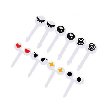 Lovely 10pcs Plastic Fruit Toothpick Lovely Eye Cartoon Forks Bento Decorative Tableware Food Picks Fish Fork Dessert
Lovely 10pcs Plastic Fruit Toothpick Lovely Eye Cartoon Forks Bento Decorative Tableware Food Picks Fish Fork Dessert