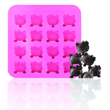 Silicone Zone Hello Kitty, Chocolate Mold, Pink