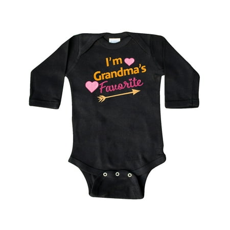 Inktastic I m Grandma s Favorite with Arrow and Hearts in Pink Gift Baby Boy or Baby Girl Long Sleeve Bodysuit
Inktastic I m Grandma s Favorite with Arrow and Hearts in Pink Gift Baby Boy or Baby Girl Long Sleeve Bodysuit