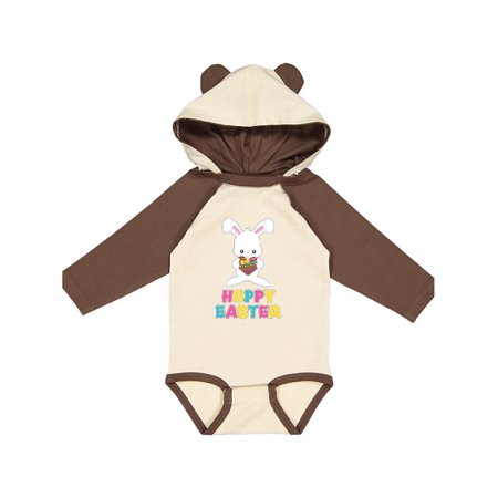 Inktastic Hoppy Easter Gift Baby Boy or Baby Girl Long Sleeve Bodysuit
