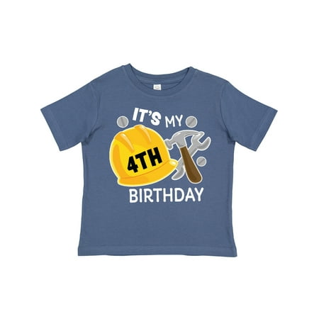 Inktastic Its My 4th Birthday with Construction Tools Gift Toddler Boy Girl T-Shirt
Inktastic Its My 4th Birthday with Construction Tools Gift Toddler Boy Girl T-Shirt