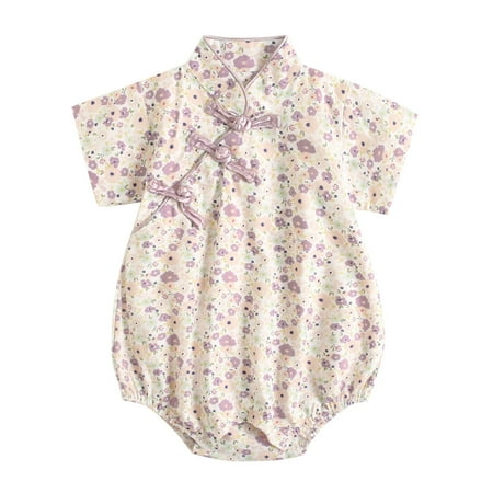 Walk through Romper Kids Baby Girls Short Sleeve Floral Patchwork Romper Bodysuit Outfit
Walk through Romper Kids Baby Girls Short Sleeve Floral Patchwork Romper Bodysuit Outfit