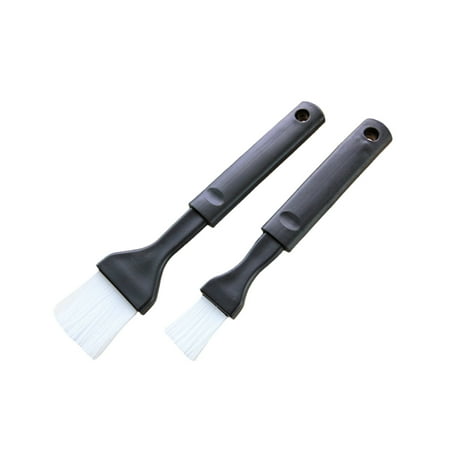 Farfi 2Pcs/Set Pastry Brushes Convenient Reusable Plastic Multifunctional Barbecue Seasoning Tool for Kitchen (Black)
Farfi 2Pcs/Set Pastry Brushes Convenient Reusable Plastic Multifunctional Barbecue Seasoning Tool for Kitchen (Black)