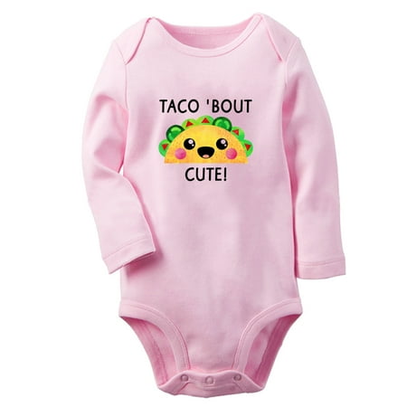 Taco Bout Cute Funny Rompers Newborn Baby Unisex Bodysuits Infant Jumpsuits Toddler 0-12 Months Kids Long Sleeves Oufits (Pink 6-12 Months)
Taco Bout Cute Funny Rompers Newborn Baby Unisex Bodysuits Infant Jumpsuits Toddler 0-12 Months Kids Long Sleeves Oufits (Pink 6-12 Months)