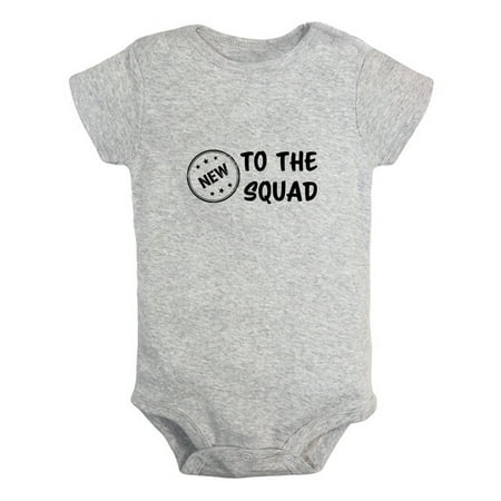 iDzn New to the Squad Funny Rompers For Babies Newborn Baby Unisex Bodysuits Infant Jumpsuits Toddler 0-24 Months Kids One-Piece Oufits
iDzn New to the Squad Funny Rompers For Babies Newborn Baby Unisex Bodysuits Infant Jumpsuits Toddler 0-24 Months Kids One-Piece Oufits