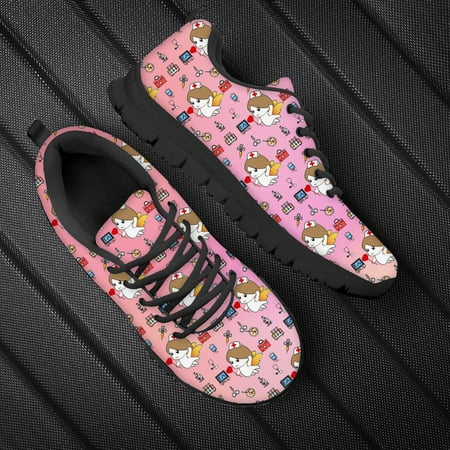 Summer Ladies Lace Up Sport Running Shoes For Women 2023 Sneakers Casual Shoes Cartoon Angel Nurse Print Mesh Womens Flats
Summer Ladies Lace Up Sport Running Shoes For Women 2023 Sneakers Casual Shoes Cartoon Angel Nurse Print Mesh Womens Flats