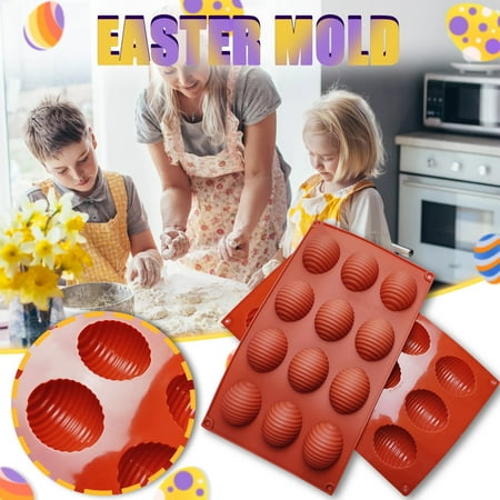 jbyrvq Epoxy Silicone Baking Easter Series Chocolate Easter Day Cake Mould