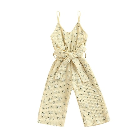 AMILIEe Toddler Baby Girl Floral Sleeveless Suspender Romper Jumpsuit Kids V-Neck Wide Leg Pants One Piece Summer Clothes
AMILIEe Toddler Baby Girl Floral Sleeveless Suspender Romper Jumpsuit Kids V-Neck Wide Leg Pants One Piece Summer Clothes