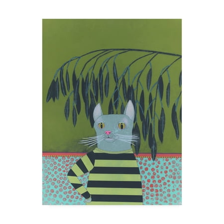 Trademark Fine Art 'Leery' Canvas Art by Jennifer Davi
