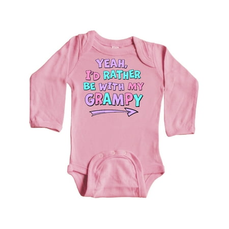 Inktastic Yeah I d Rather be with My Grampy in Pink Blue and Purple Gift Baby Boy or Baby Girl Long Sleeve Bodysuit
Inktastic Yeah I d Rather be with My Grampy in Pink Blue and Purple Gift Baby Boy or Baby Girl Long Sleeve Bodysuit