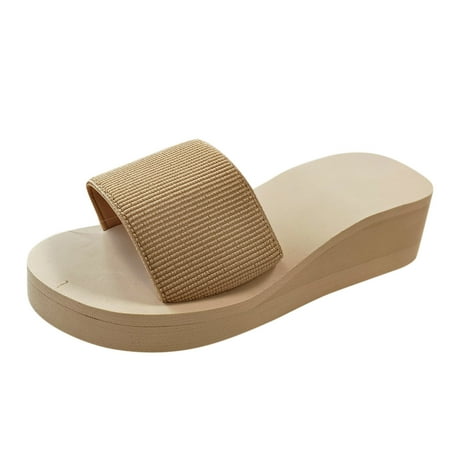 SEMIMAY Wedges Bohemian For Women Slippers Causal Slippers Ladies Beach Sandals Shoes Women s slipper Beige
SEMIMAY Wedges Bohemian For Women Slippers Causal Slippers Ladies Beach Sandals Shoes Women s slipper Beige