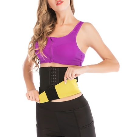 FANNYC Neoprene Waist Trainer For Women Body Shaper Slimming Cincher Waist Underbust Control Shapewear Hot Sweat Stomach Fat Burner Workout Sauna Gym Suit Girdle Shapers Black/ S-3XL
FANNYC Neoprene Waist Trainer For Women Body Shaper Slimming Cincher Waist Underbust Control Shapewear Hot Sweat Stomach Fat Burner Workout Sauna Gym Suit Girdle Shapers Black/ S-3XL