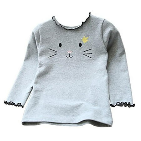 Winter Baby Girls Long-sleeved O-necked Cartoon Cat T-shirt Cotton Children s Clothes
Winter Baby Girls Long-sleeved O-necked Cartoon Cat T-shirt Cotton Children s Clothes