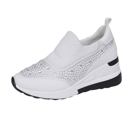 GWAABD Casual Sports Sneakers Ladies Fashion Rhinestone Leather Cloth Patched Thick Sole Wedges Heel Casual Sports Shoes
GWAABD Casual Sports Sneakers Ladies Fashion Rhinestone Leather Cloth Patched Thick Sole Wedges Heel Casual Sports Shoes