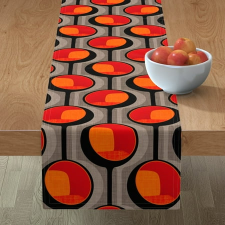 Cotton Sateen Table Runner 108 - Pod Retro Modern Table Mid Century Print Custom Table Linens by Spoonflower
Cotton Sateen Table Runner 108 - Pod Retro Modern Table Mid Century Print Custom Table Linens by Spoonflower