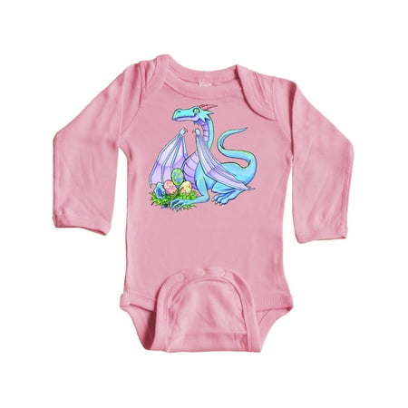 Inktastic Blue Easter Dragon with Painted Eggs Gift Baby Boy or Baby Girl Long Sleeve Bodysuit
Inktastic Blue Easter Dragon with Painted Eggs Gift Baby Boy or Baby Girl Long Sleeve Bodysuit