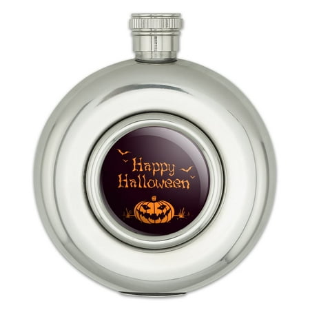 Happy Halloween Holiday Pumpkin Jack-o-lantern Bats Round Stainless Steel 5oz Hip Drink Flask
Happy Halloween Holiday Pumpkin Jack-o-lantern Bats Round Stainless Steel 5oz Hip Drink Flask