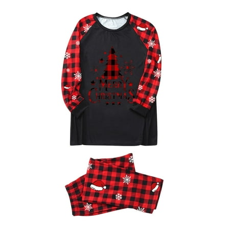 Christmas Pajamas for Family Parent-Child Outfit Winter Fall Merry Letter Plaid Print Cozy Plaid Long Sleeved Trousers Pajama Sets
Christmas Pajamas for Family Parent-Child Outfit Winter Fall Merry Letter Plaid Print Cozy Plaid Long Sleeved Trousers Pajama Sets