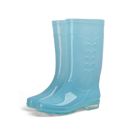 Avamo Ladies Garden Boot Transparent Rain Boots Removable Lining Waterproof Bootie Rainy Shoes Wet Weather Water-Resistant High Calf Work Booties Blue 4.5
Avamo Ladies Garden Boot Transparent Rain Boots Removable Lining Waterproof Bootie Rainy Shoes Wet Weather Water-Resistant High Calf Work Booties Blue 4.5