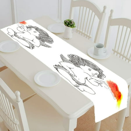ABPHQTO Happy Valentines Day Angels Hearts Table Runner Placemat Tablecloth For Home Decor 16x72 Inch
ABPHQTO Happy Valentines Day Angels Hearts Table Runner Placemat Tablecloth For Home Decor 16x72 Inch