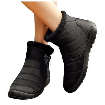 Winter Clearance Deals! SuoKom Boots for Women Women s Winter Warm Waterproof Cotton Shoes Nylon Snow Ankle Short Boots Botas Winter Snow Boots for Women Black
Winter Clearance Deals! SuoKom Boots for Women Women s Winter Warm Waterproof Cotton Shoes Nylon Snow Ankle Short Boots Botas Winter Snow Boots for Women Black