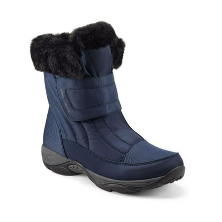 Easy Spirit Womens Eminee Slip On Velcro Winter & Snow Boots